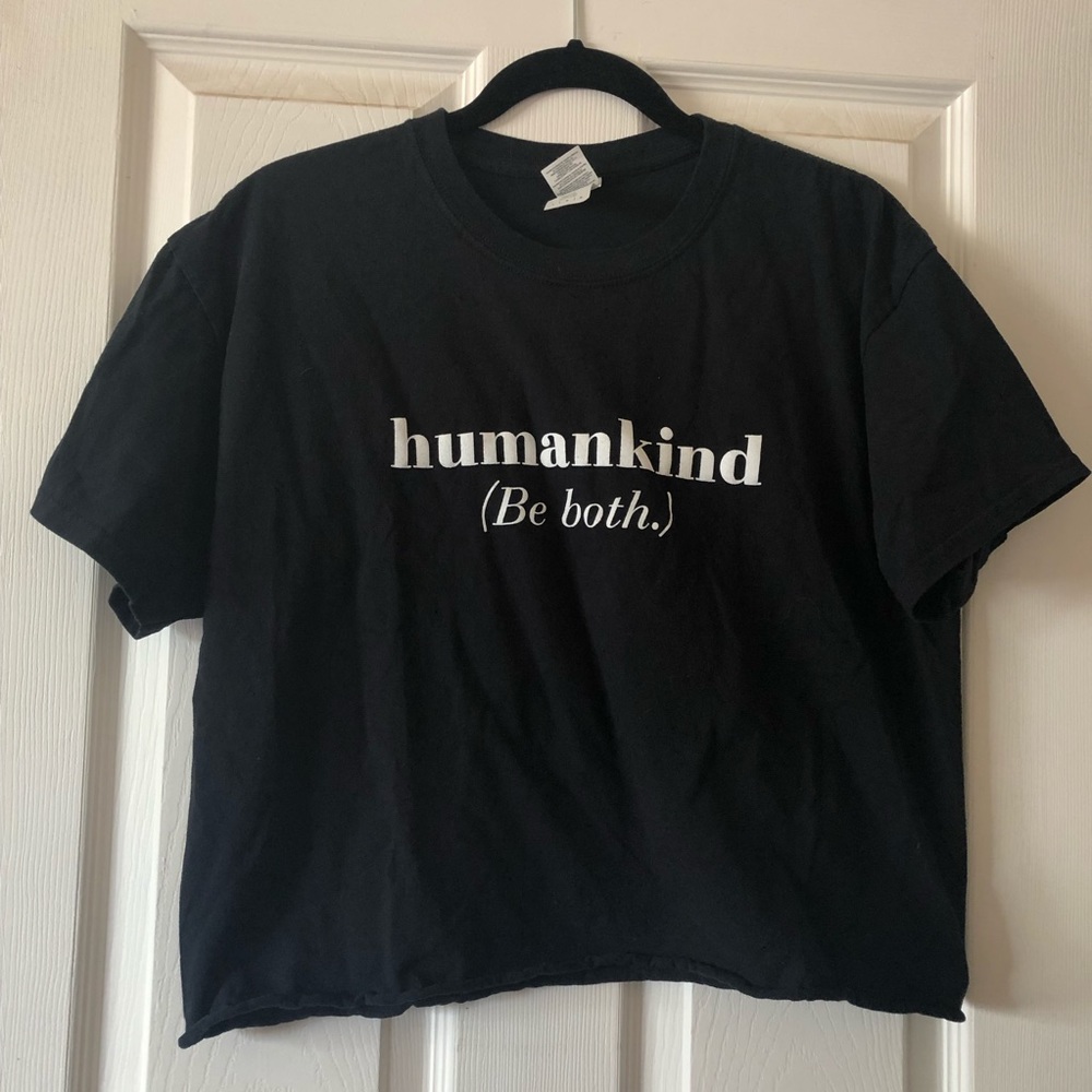 humankind cropped tee